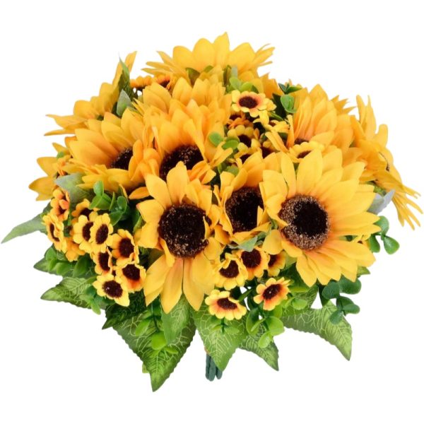 Telmo Sunflower Artificial Flower, DIY Wedding decoration - Image 2