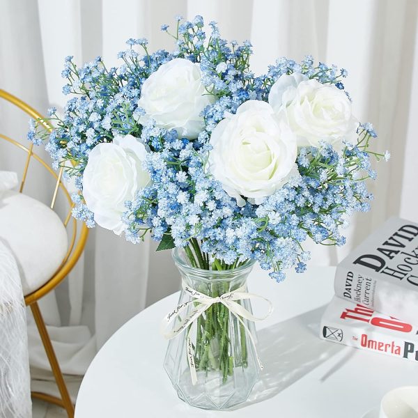 Telmo Baby breath flower Gypsophila Real Touch Flowers for Wedding Party Home Garden Decoration 30 bundles - Image 12