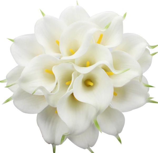 Telmo Calla Lily Bridal Wedding Bouquet Lataex Real Touch Artificial Flower Home Party Decor