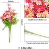 Telmo Daisy Artificial Flowers artificial daisy flower heads bulk​ - Image 4