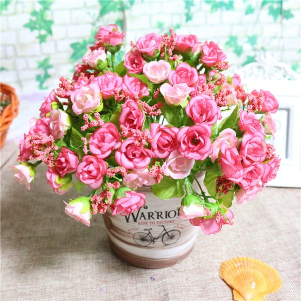 Telmo 15 Header Artificial Rose Flower bouquet​ - Image 3