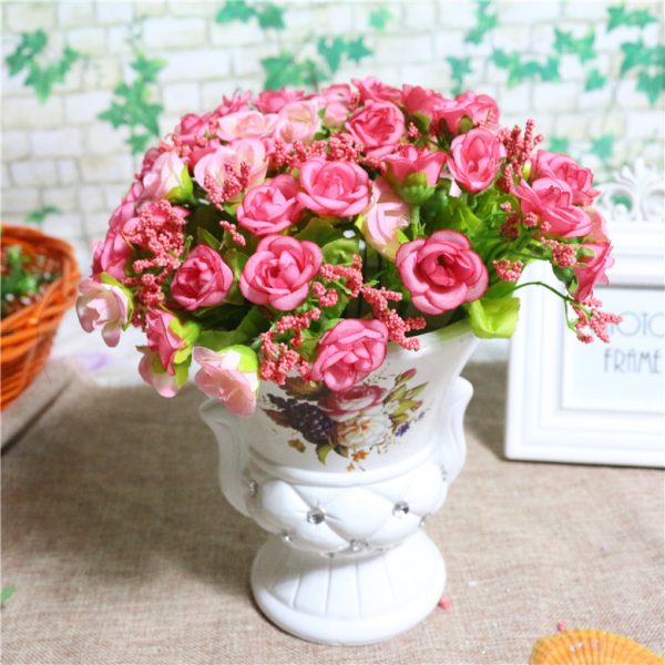 Telmo 15 Header Artificial Rose Flower bouquet​ - Image 5