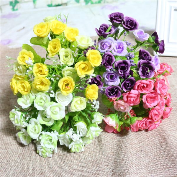 Telmo 15 Header Artificial Rose Flower bouquet​ - Image 6