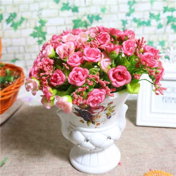 Telmo 15 Header Artificial Rose Flower bouquet​ - Image 8