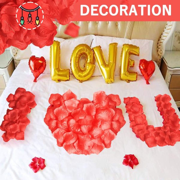 Telmo 200 Pcs Artificial Rose Petals for wedding decro - Image 8