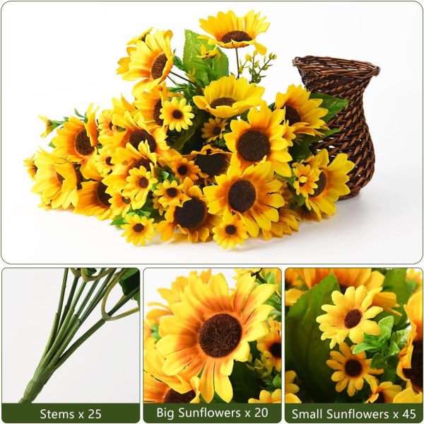 Telmo Sunflower Artificial Flower, DIY Wedding decoration - Image 8