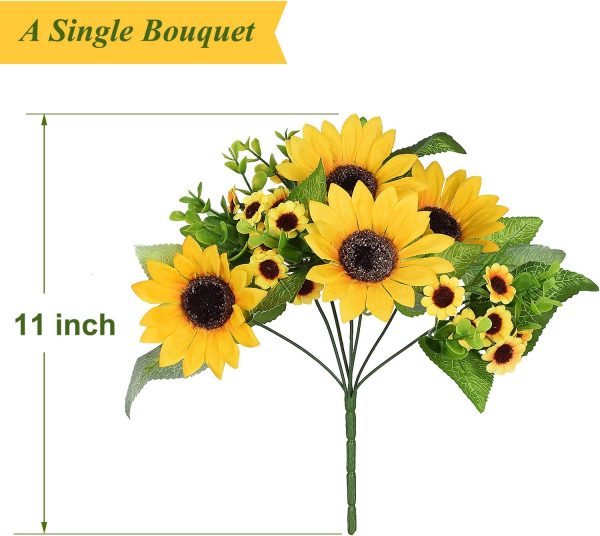 Telmo Sunflower Artificial Flower, DIY Wedding decoration - Image 5