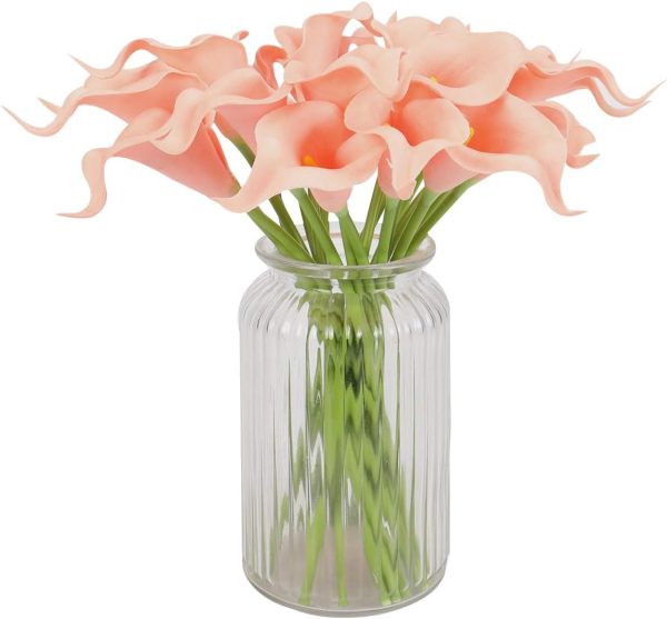 Telmo Calla Lily Bridal Wedding Bouquet Lataex Real Touch Artificial Flower Home Party Decor - Image 7