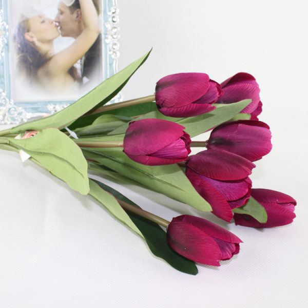 Telmo 9 Heads Tulip Artificial Flower arrangements - Image 10