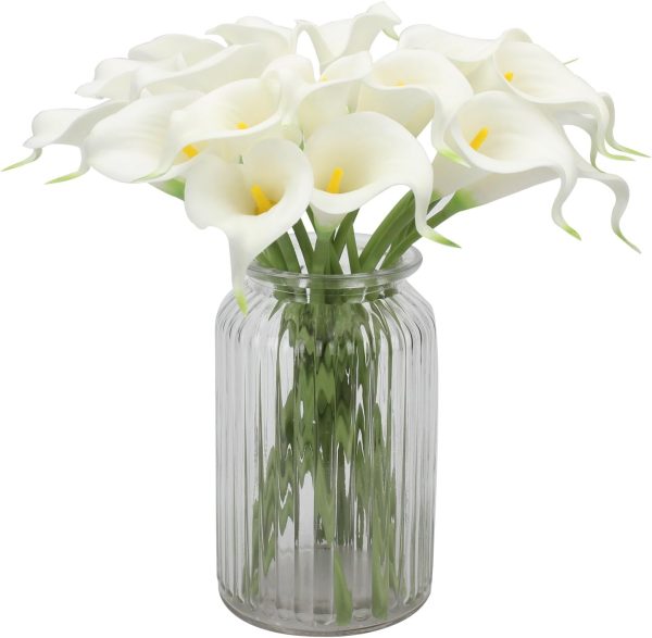 Telmo Calla Lily Bridal Wedding Bouquet Lataex Real Touch Artificial Flower Home Party Decor - Image 3