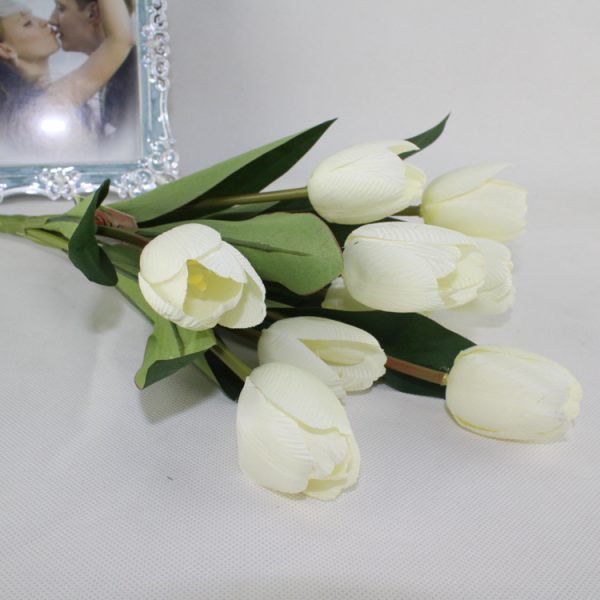 Telmo 9 Heads Tulip Artificial Flower arrangements - Image 6