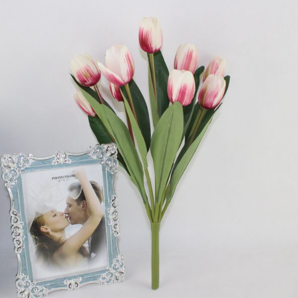 Telmo 9 Heads Tulip Artificial Flower arrangements - Image 11