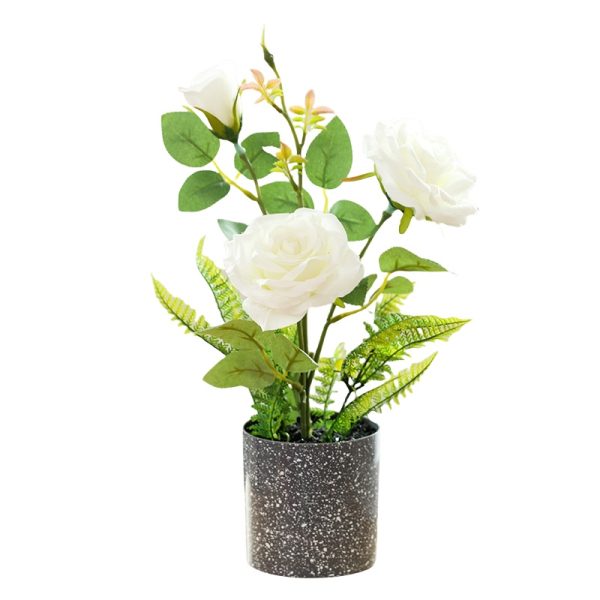 Telmo Artificial Rose Bonsai Flower Set, Artificial Rose Flowers - Image 6