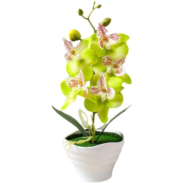 Telmo Artificial Phalaenopsis Bonsai Flower Set, Artificial Orchid Flowers - Image 3