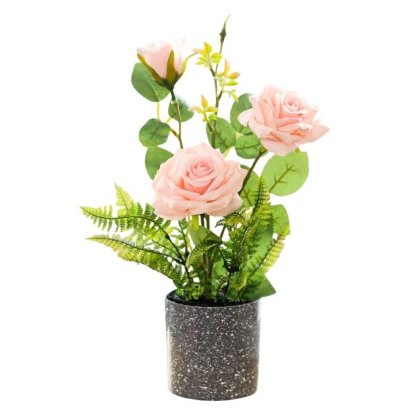 Telmo Artificial Rose Bonsai Flower Set, Artificial Rose Flowers - Image 4