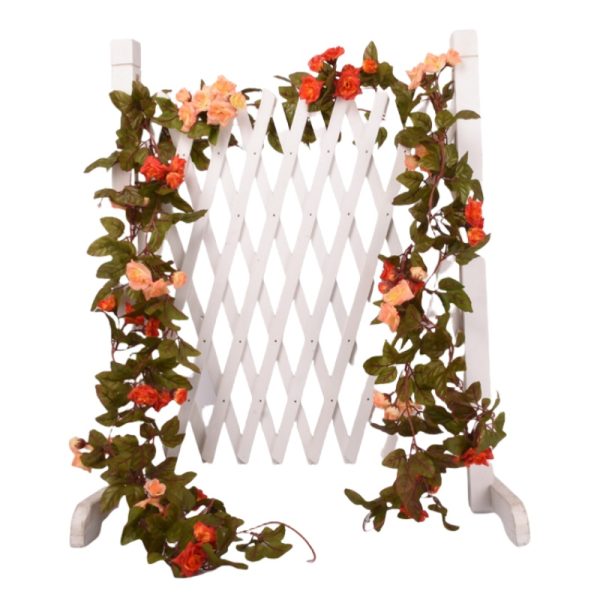 TELMO 87inch*2 Artificial Rose Vine Hanging Flowers Garland - Image 11