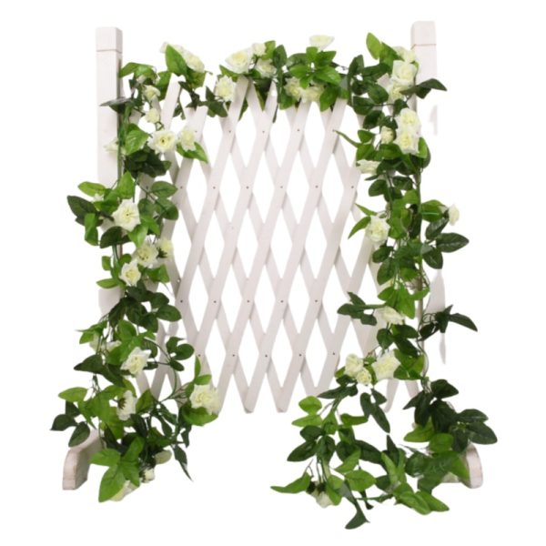 TELMO 87inch*2 Artificial Rose Vine Hanging Flowers Garland - Image 6