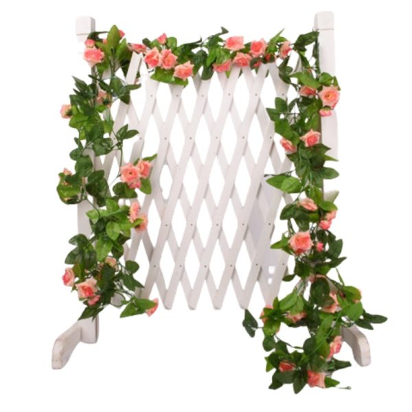 TELMO 87inch*2 Artificial Rose Vine Hanging Flowers Garland - Image 7