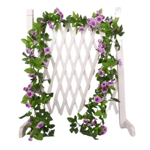 TELMO 87inch*2 Artificial Rose Vine Hanging Flowers Garland - Image 15